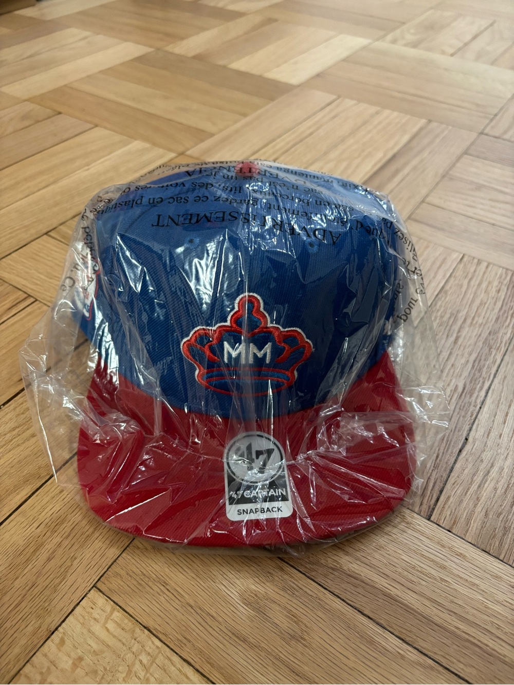 Men's '47 Blue Miami Marlins 2021 City Connect Captain Snapback Hat